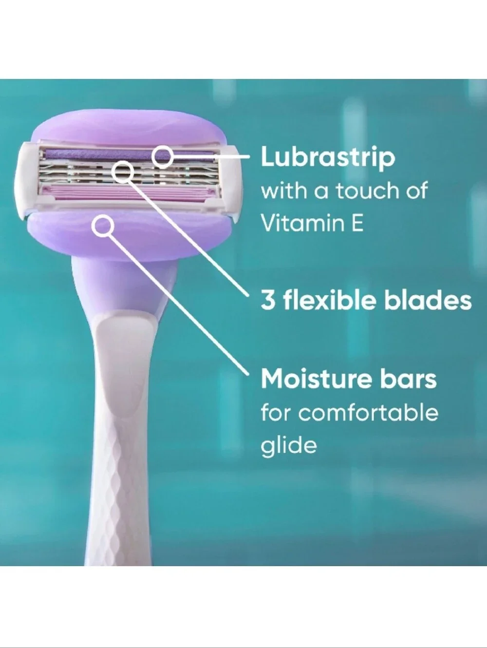 ⭐4/$15 Gillette Venus ComfortGlide Disposable Razors